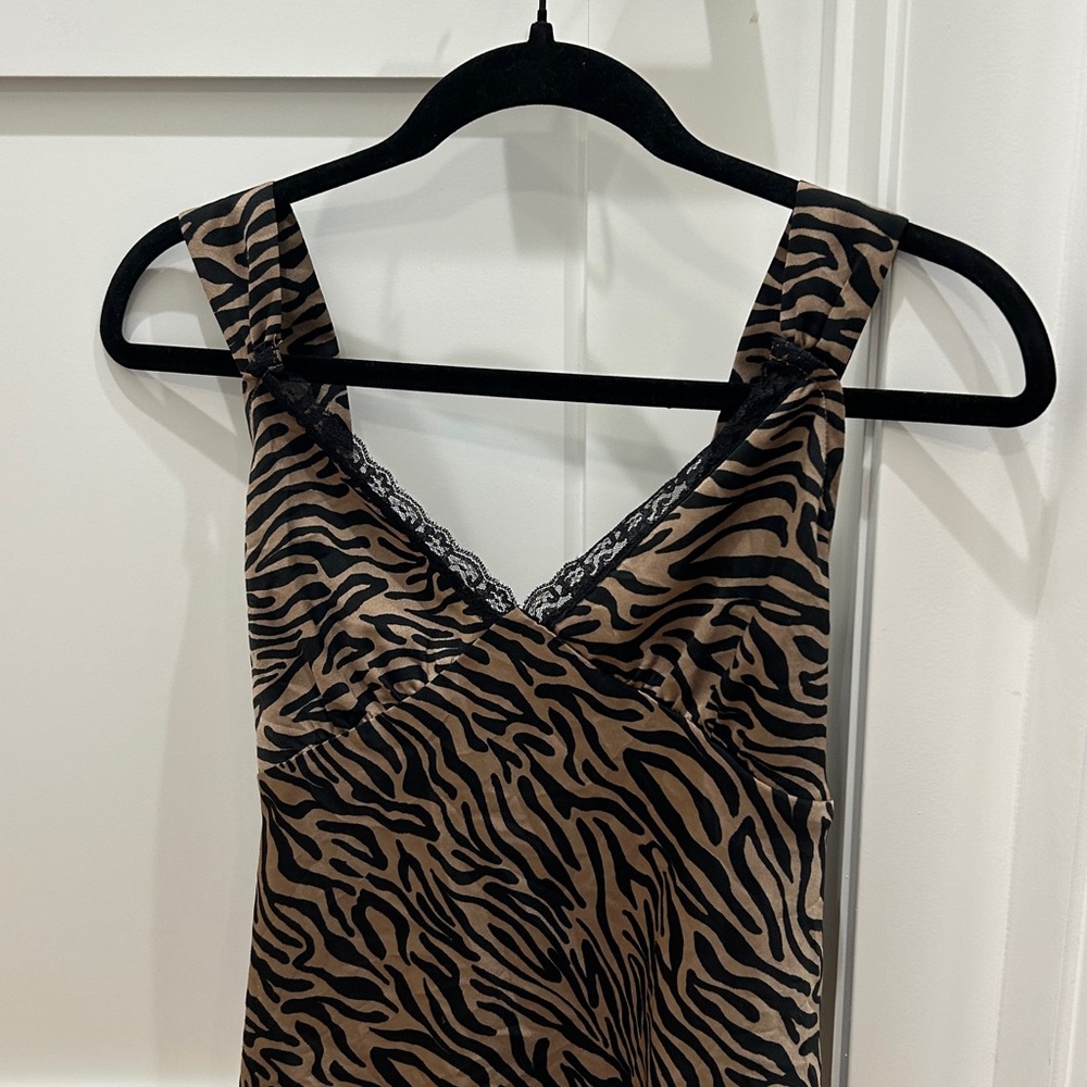 Wild Fable Animal Print Dress with Lace